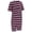 Red White Blue, variant on Special Needs Adaptive Clothing Jumpsuit For Adults, Short Sleeve Short Leg Bodysuit With Tube Access, Zip Back, Medium, Navy