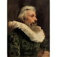 thumbnail image 2 of Francisco Domingo Marqués 19x24 Black Ornate Framed Double Matted Museum Art Print Titled: Head of a Gentleman, 2 of 5