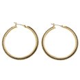 thumbnail image 3 of Erica Lyons Hoop-Earrings Gold-Tone, 3 of 4