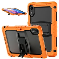 XYX For Xiaomi Redmi Pad 2 Case 11 inch, 3in1 Heavy Duty Shockproof Tablet Case with Stand, Shoulder Strap, Orange