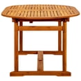 thumbnail image 6 of vidaXL Garden Dining Table (63"-94.5")x39.4"x29.5" Solid Acacia Wood, 6 of 10