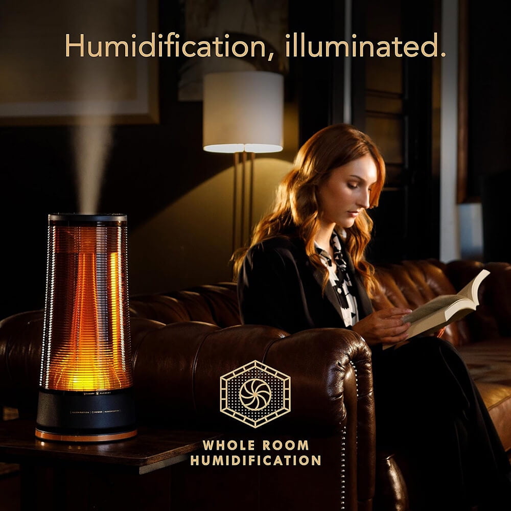 Vornado LUCERNA 3 Alchemy Ultrasonic Humidifier with Ambient Light, 1.5 gallon capacity, 28 Hour Runtime, Modern Luxury Design, Auto Shut-Off