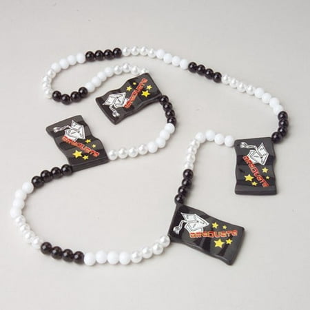 GRADUATE CAP ON BEADED NECKLACE, SOLD BY 50 PIECES