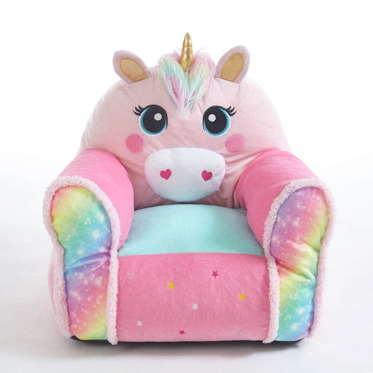 Heritage Club Figural Unicorn Bean Chair, Pink - Walmart.com