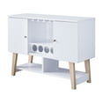 thumbnail image 2 of Furniture of America Frani Multi-Storage Wine Cabinet, White, 2 of 5