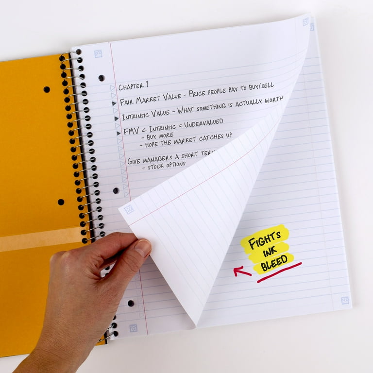 Five Star Multi-Subject Spiral Notebook, College Ruled