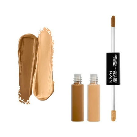 Duo Three Light - (3 Pack) NYX Sculpt & Highlight Face Duo - 02 Almond / Light