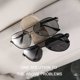 thumbnail image 2 of Riwesomey Soporte de cuero para gafas de coche, Clip de almacenamiento para gafas de sol, accesorios para caja organizadora de llaves interiores Kits de molduras para tableros de automóviles Beige Riwesomey VI016552-01, 2 of 6