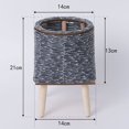 thumbnail image 3 of pot de Fleurs en Rotin avec Support triangle pour Salon, Conteneur de Rangement pour Plantes de Bureau, 3 of 8