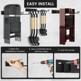 thumbnail image 3 of Neiteli Folding Chair Rack,Metal Folding Chair Storage Rack - 2-Pack,Heavy Duty Design,Garage Organization & Foldable Chair Hanger, 3 of 7
