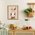 thumbnail image 4 of WFSposter Little Rabbit Poster Bunny Print Pastel Color Art Portrait Art Watercolor Art Gift for Kids & Parents Chic Decor for Nursery,Bedroom or Kid's Room 8x10 Wall Art, 4 of 7