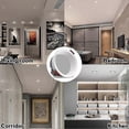 thumbnail image 3 of 5 x LED Recessed Spotlight, 8W Spotlight, CRI90,700LM, Cool White 6000K, 220-240V, 75mm Cutout, IP44 Waterproof, Non-Dazzle Premium Recessed Downlight, 3 of 5
