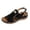 A-Black600, variant on Womens Wedge Sandals Casual Soft Flexible Open Toe Dual Hook Loop Leather Wedge Sandals Summer Daily Everyday Wear Sandals