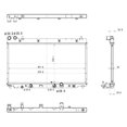 thumbnail image 1 of 2007-2008 Honda Fit Radiator (2955), 1 of 1