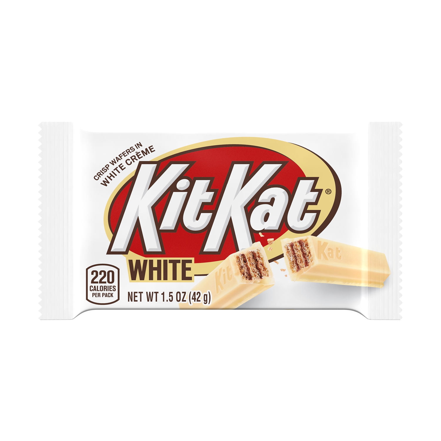 Kit Kat® White Creme Wafer Candy, Bars 1.5 oz, 24 Count