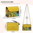 thumbnail image 6 of SCRAWLGOD Abstract Geometry Print Yellow Crossbody bags for Women Waterproof Casual Crossbody Purse Lightweight Stain Resistant Shoulder Bag Easy to Clean Shoulder Purses, 6 of 7