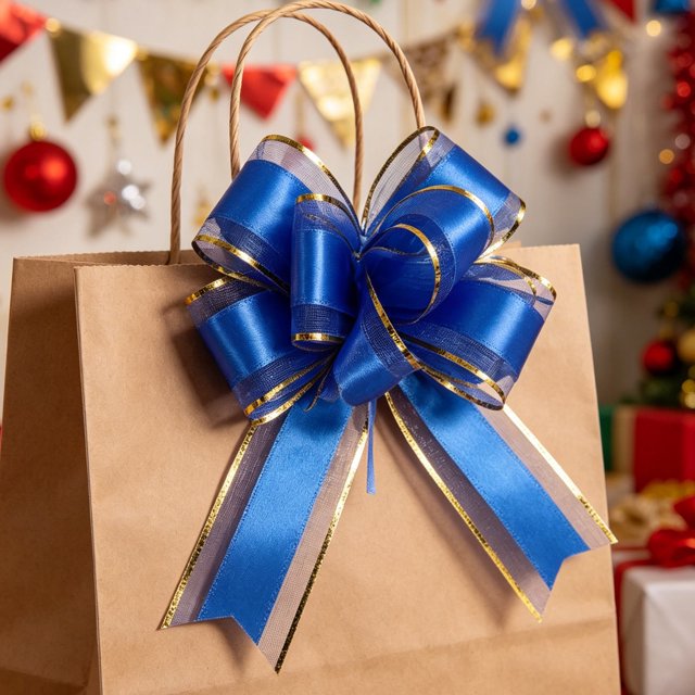 IDEANATEGRATE 20Ud Para Envolver Regalos Azul Con Fácil De Decoraciones Para Fiestas