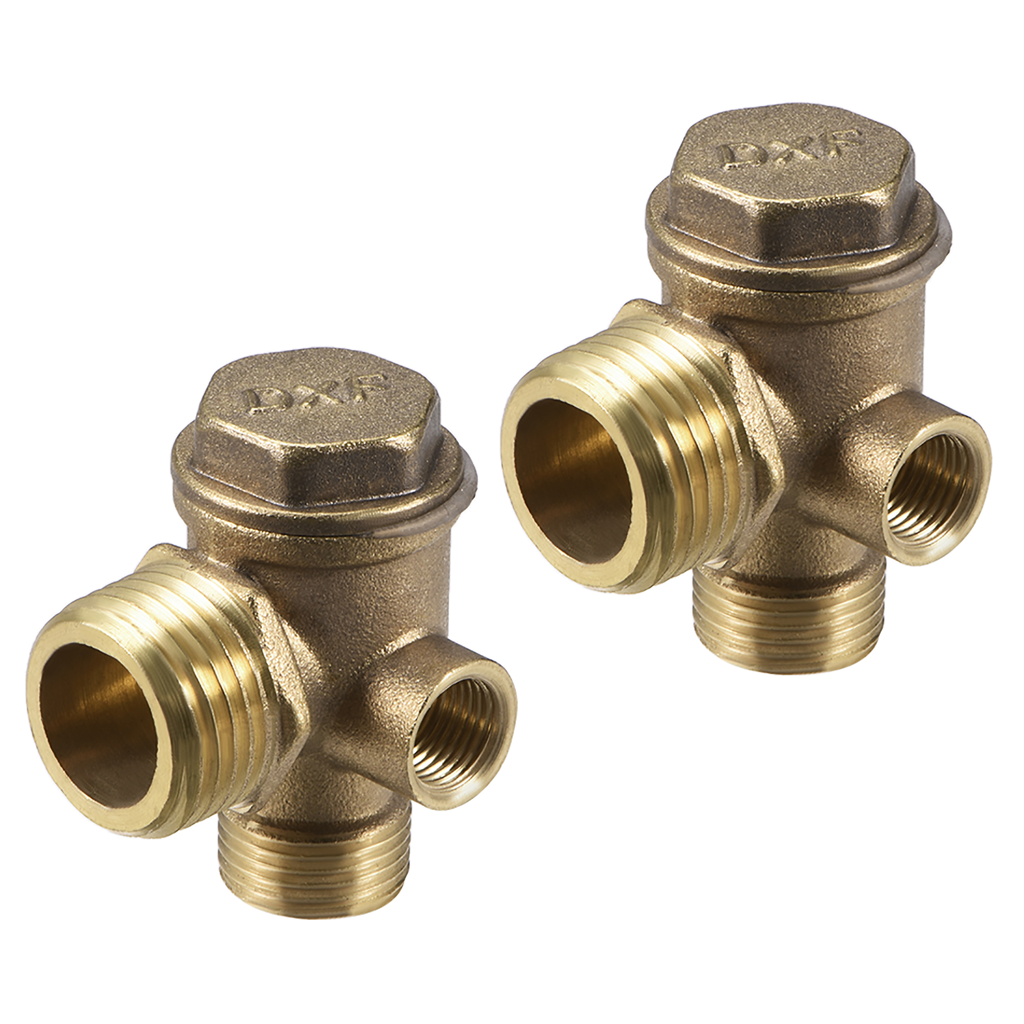 Air Compressor Check Valve 90 Degree Right Female Threaded Brass