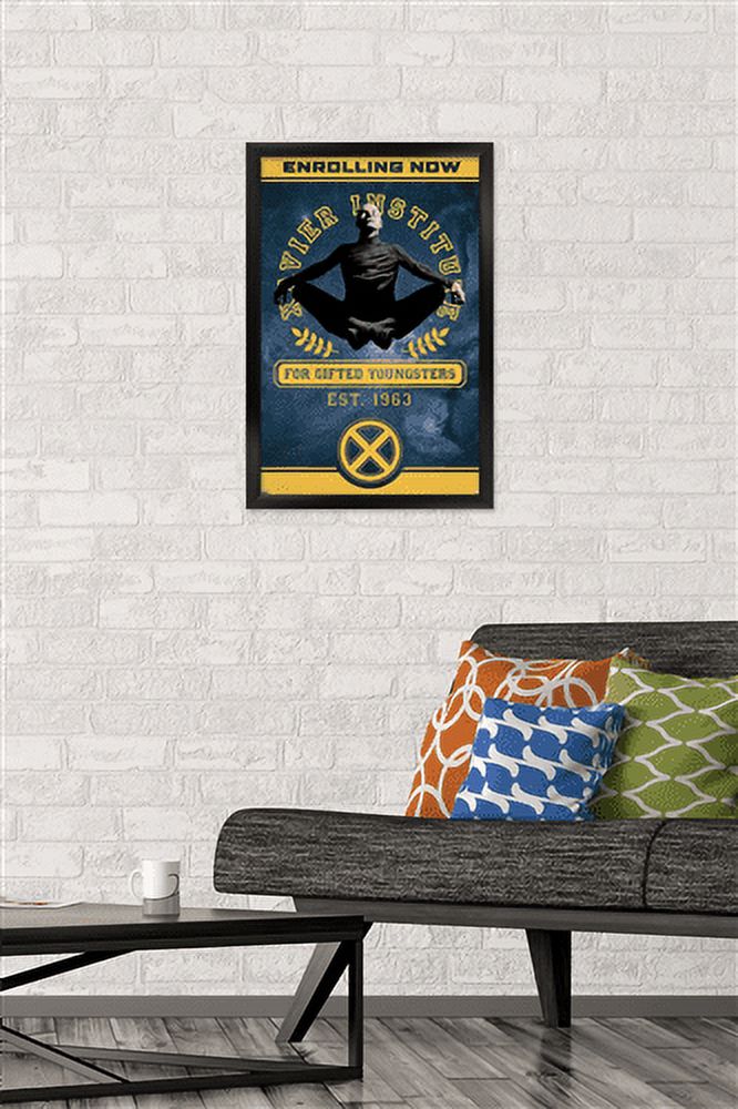 Marvel Comics - The X-Men - XaVier Institute Wall Poster, 14.725" x 22.375", Framed