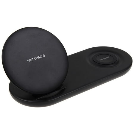 For Samsung Galaxy S9 S8 Gear S3 Watch Fast Qi Wireless Charger Pad &