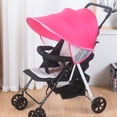 thumbnail image 4 of UDIYO Baby Stroller Pram Pushchair Windproof Sun Shield Visor Sunshade Canopy Cover, 4 of 8