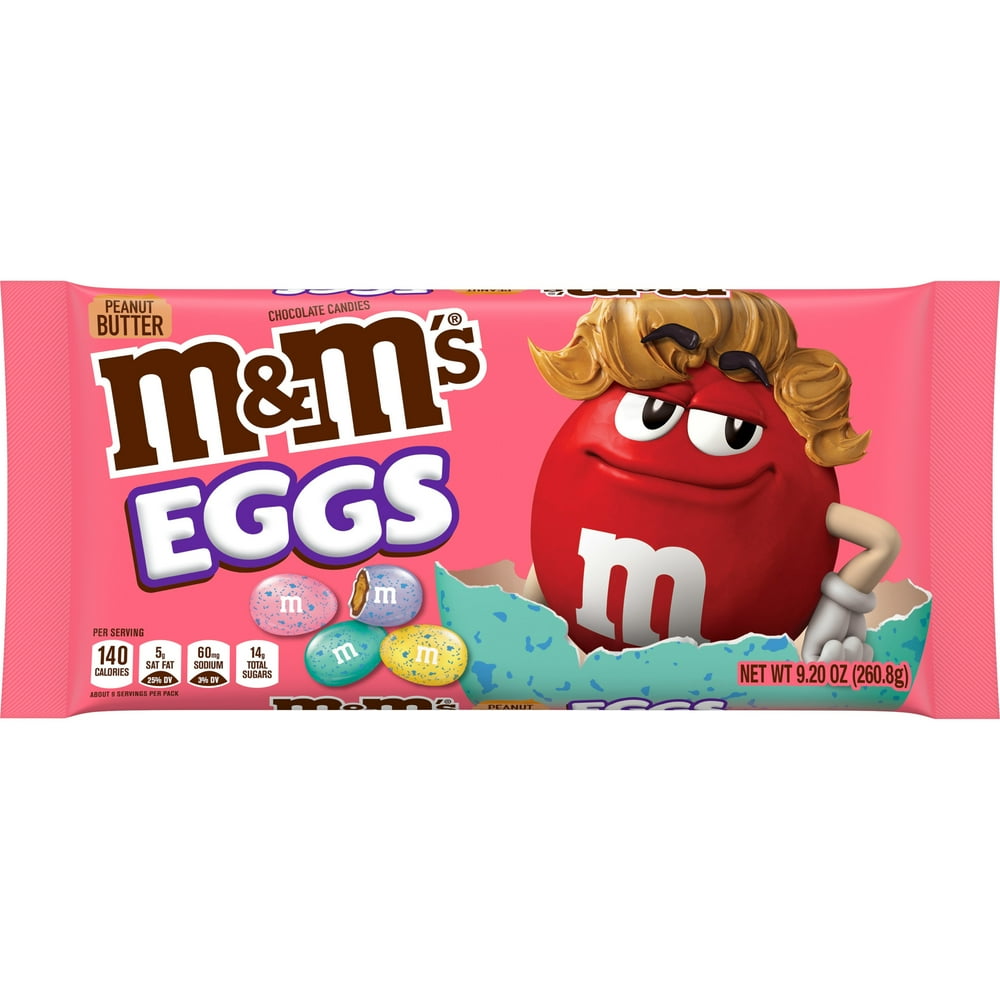 M&M'S Peanut Butter Chocolate Easter Candy Eggs