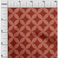 thumbnail image 2 of oneOone Cotton Flex Red Fabric Geometric Craft Projects Decor Fabric Printed By The Yard 40 Inch Wide, 2 of 4