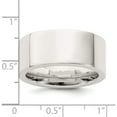 thumbnail image 3 of Sterling Silver Ss 9mm Comfort Fit Flat Size 12 Band Made In United States qcfb090-12, 3 of 5