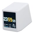 thumbnail image 1 of Digital Clock Weather Stock Ticker, Compact Easy Touch Manipulation Stock Time Weather Display  for Desktop, 1 of 7