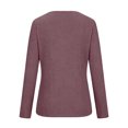 thumbnail image 6 of CAIXIA Long Sleeve Shirts for Women Boho Tops Trendy Blouses Dressy Casual Lace Tops Fall Outfits Fashion Winter Clothing Tunic Tops Loose Fit Business Casual Outfits, 6 of 6