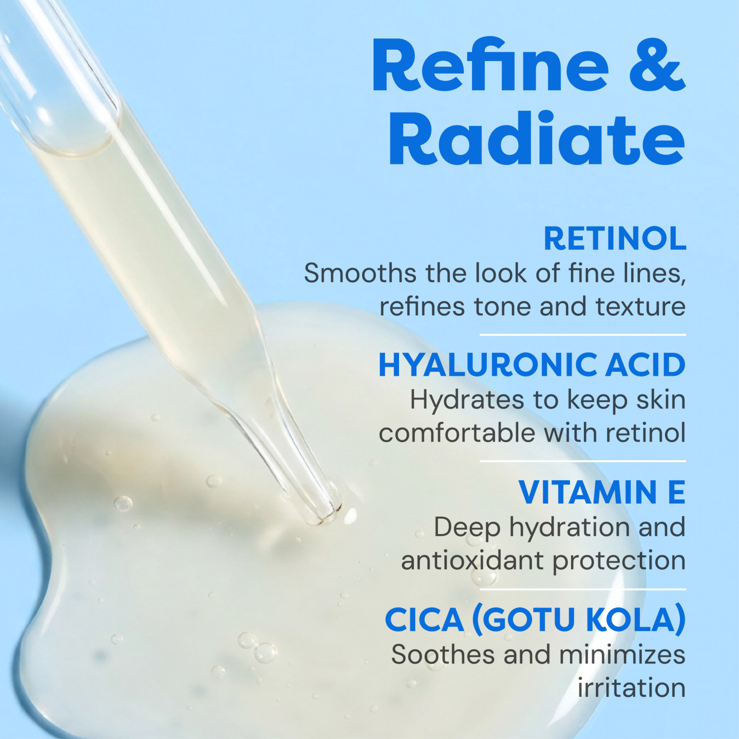 TruSkin Retinol Face Serum with Peptides & Hyaluronic Acid photo 3