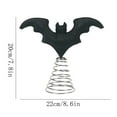 thumbnail image 6 of Dserhfy Halloween Bat Tree Topper Miniature Spooky Bat Tabletop Ornament for Home Office Halloween Party Decoration, 6 of 7
