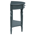 thumbnail image 6 of Tcbosik 2-Tier Half Moon Console Table with Storage, Narrow Entryway Table with Drawer and Shelf for Living Room, Hallway, Foyer, Easy Assembly, Navy, 6 of 10