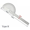 thumbnail image 1 of Travail du Bois en Acier Inoxydable avec Goniomètre à Angle de 180 Degrés, 1 of 5