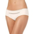 thumbnail image 2 of Calvin Klein Invisibles Mesh-Trim Hipster Panties, Natural, X-Small, 2 of 3
