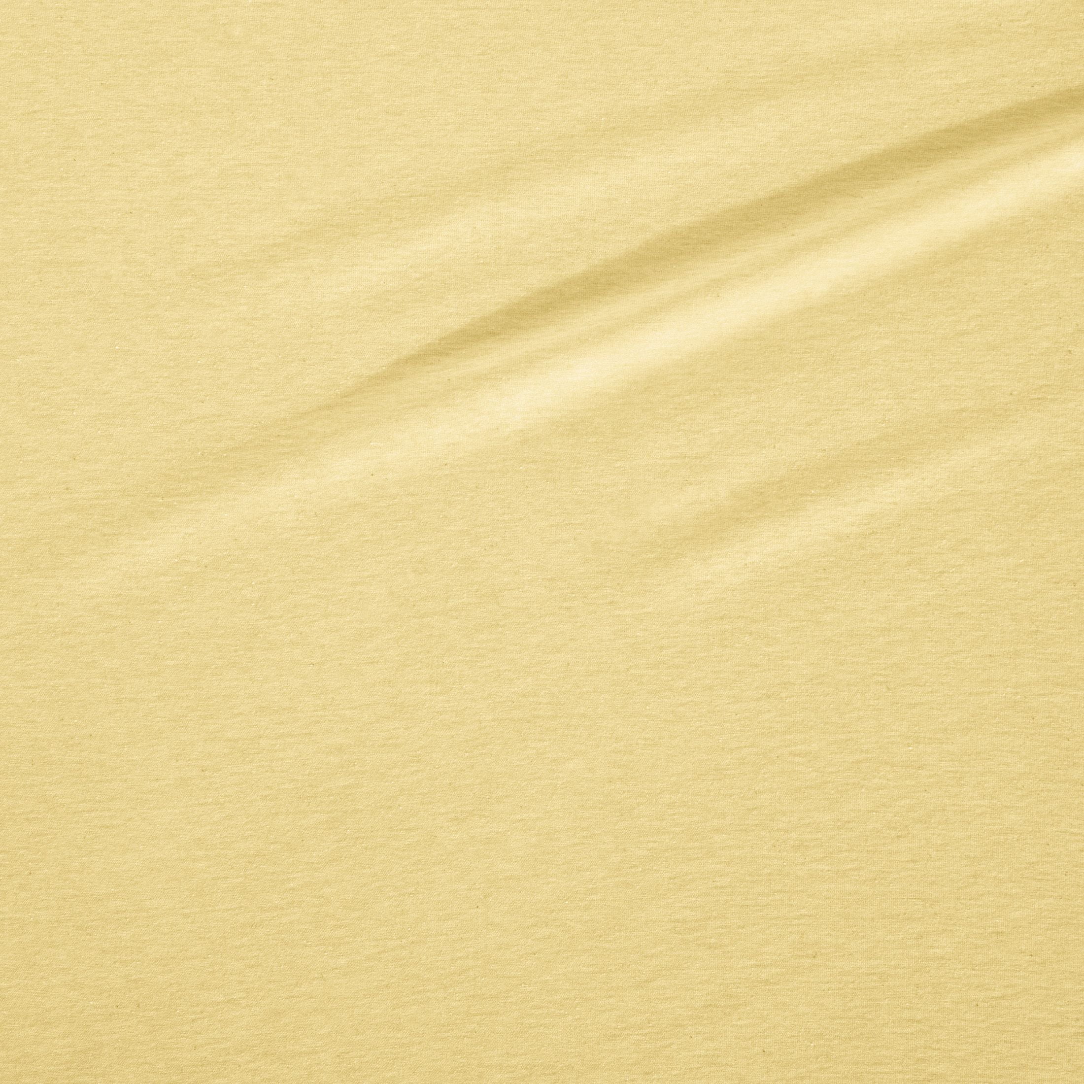Gap Home T-Shirt Soft Melange Organic Cotton Blend Jersey Sheet Set, Full, Yellow, 4-Piece
