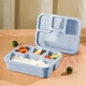 thumbnail image 1 of Caja de Plástico para Refrigerios con Cuatro Compartimentos, Lonchera para Niños con Alimentos Frescos, 1 of 6