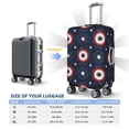 thumbnail image 2 of Multi-Size Suitcase Protective Cover Full Range Double Stitching Invisible Zipper For Travel Business Independence Day Theme Star (4) Large, 2 of 8