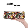 thumbnail image 2 of Naloa Retro Floral Butterfly Print Leather Pencil Case - Portable Big Capacity Pencil Pouch Organizer Bag Stationery Bag for Work & Office Pencil Pen Case, 2 of 5