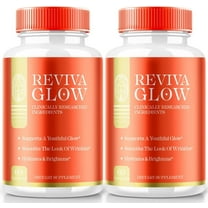(2 Pack) Reviva Glow Capsules, RevivaGlow To Support Naturally Healthy and Glowing Skin, Extra Strong Supplement to Support Hydration, Revive Glow Reviews (120 Capsules)