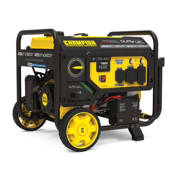 Champion 3800-Watt Electric Start Dual Fuel RV Ready Portable Generator with CO Shield