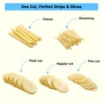 thumbnail image 4 of ONCE FOR ALL French Fry Cutter, Multi-Functional Potato Slicer with Adjustable Thickness for Homemade Fries, Chips & Cubes, Safe & Easy Kitchen Tool for Air Fryer & Oven, 4 of 10