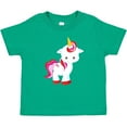 thumbnail image 3 of Inktastic Cute Little Unicorn With Red And Pink Mane, Hearts Girls Baby T-Shirt, 3 of 5