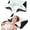 Black, variant on Memory Foam Cervical Pillow, 2-in-1 Ergonomic Neck Support Pillow with Armrest & Ear Hole, Contour Orthopedic Bed Pillow for Pain Relief, Adjustable Height for Side, Back & Stomach Sleepers
