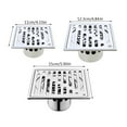 thumbnail image 4 of lanema Stainless Steel Shower Square Drain Plug Cover Trap Anti-Odor Bathroom Floor Strainer Grate Waste Tile Insert Anti Clogging Sink Water Filter, 4 of 6