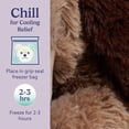 thumbnail image 4 of warmies 13” Brown Dog Stuffed Animal, Microwavable Heated Plushies and Weighted Soft Plush Toys, 4 of 7