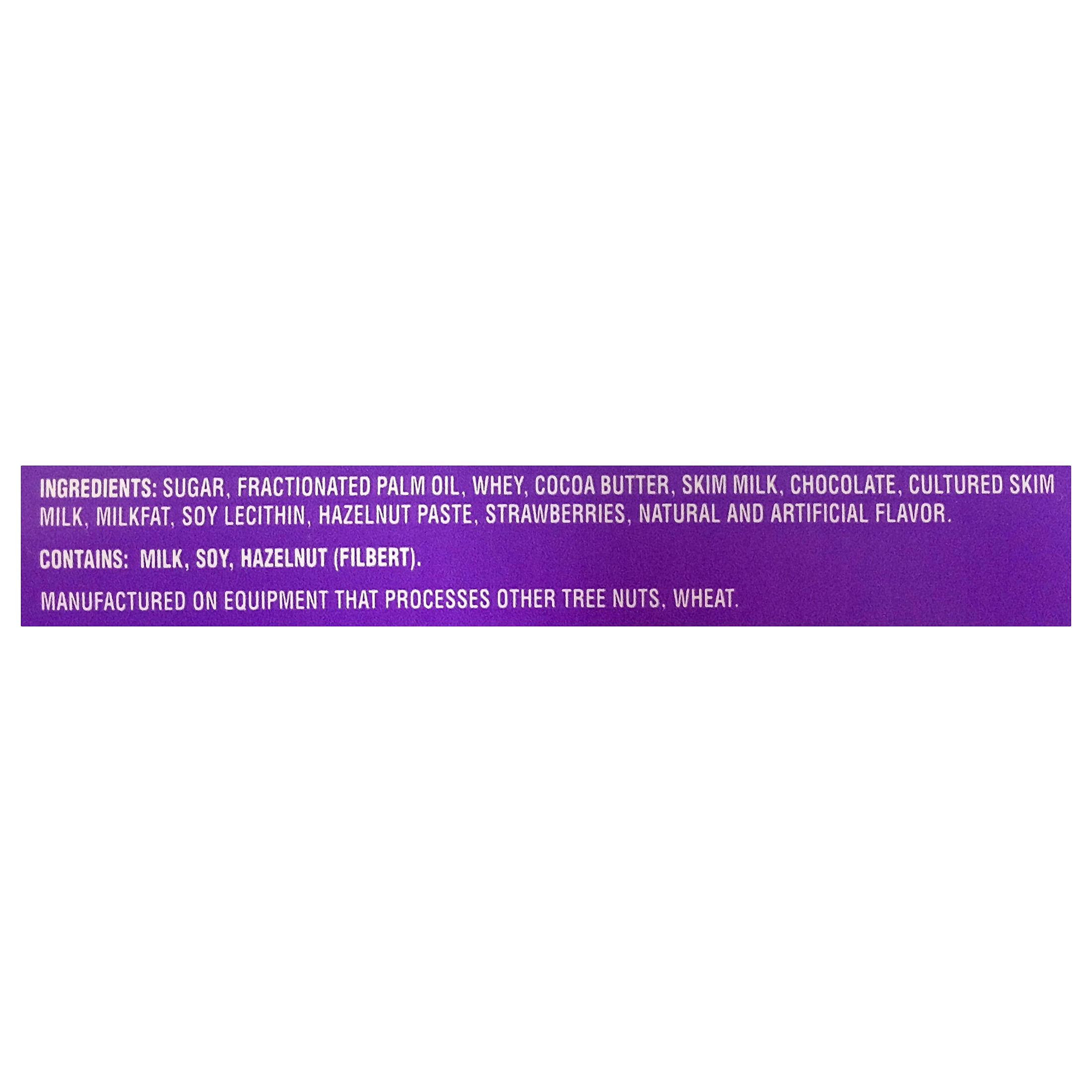 milka strawberry yogurt milk chocolate bar 100g, 10 pack
