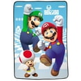 thumbnail image 1 of Super Mario "Game Kings" Blanket, 1 of 2