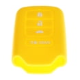 thumbnail image 4 of Casquillo No Tóxico de cubierta de Del Llavero Del Coche de 4 Botones Del Silicón para El Acuerdo -V Amarillo DYNWAVEMX Car Key Case Fob Cover, 4 of 7
