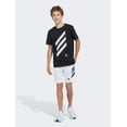 thumbnail image 3 of adidas Boys' Short Sleeve Logo Tee Shirt (Medium, Collegiate Black Camo), 3 of 3